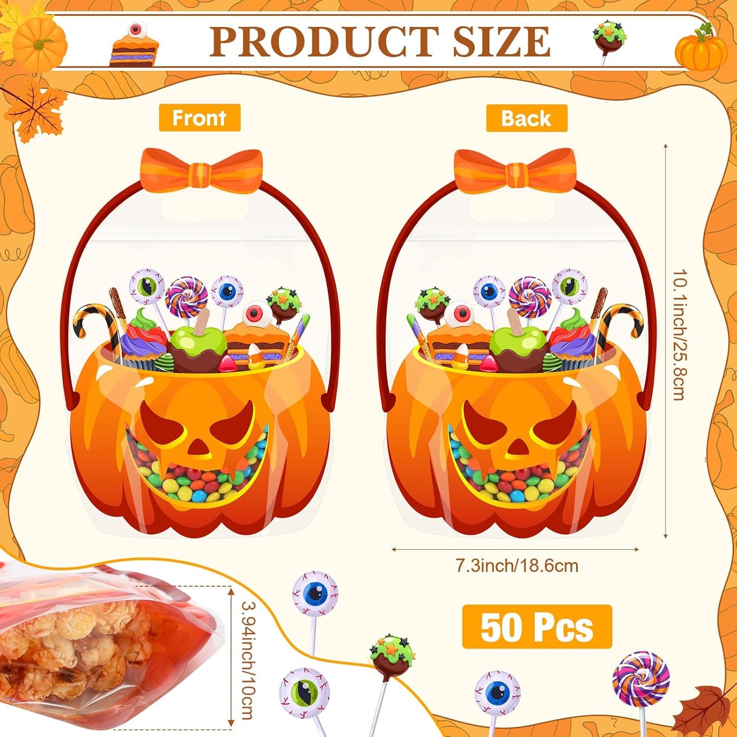 Halloween Treat Bags with Handles
