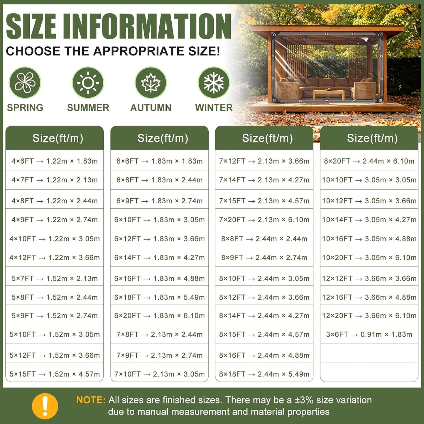 🌧️ ClearShield All Weather Tarp | Protect Your Space Without Blocking the View🏡