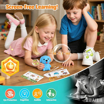 Phonics Flash Cards with Talking Pen, Interactive Learn-to-Read Games for Kids Ages 4-8, 21 Stages