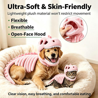 Disfrace de Esqueleto de Dinosaurio para Perros y Gatos, Disfraces de (E#,35cm)