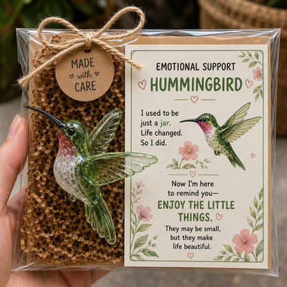 🎁Buy 3, Get 1 Free 💛 Emotional Support Glass Animal Gift – A Little Reminder You Matter.