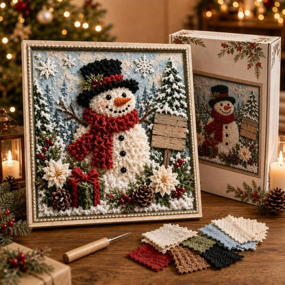 🎄 Christmas 3D Fabric Art Kit | Turn Tiny Fabric Pieces Into Holiday Magic