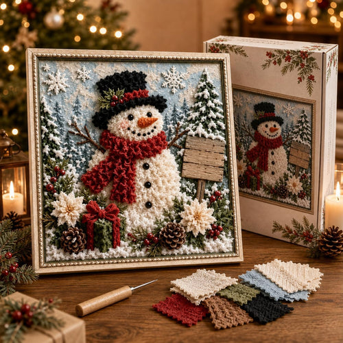 🎄 Christmas 3D Fabric Art Kit | Turn Tiny Fabric Pieces Into Holiday Magic