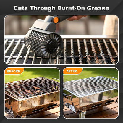 GrillMaster Pro™ Electric Grill Brush – Make Cleanup The Easiest Part Of BBQ