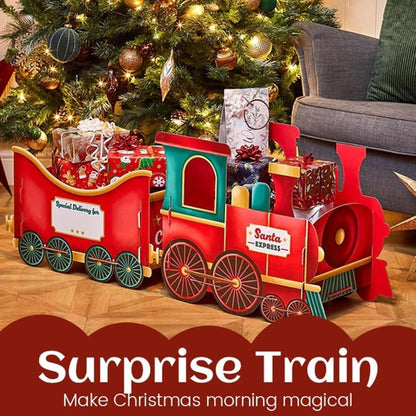 🔥Christmas Sale🎁Santa's Christmas Presents Train Gift Box — Spark Instant Holiday Wonder and Unforgettable Joy
