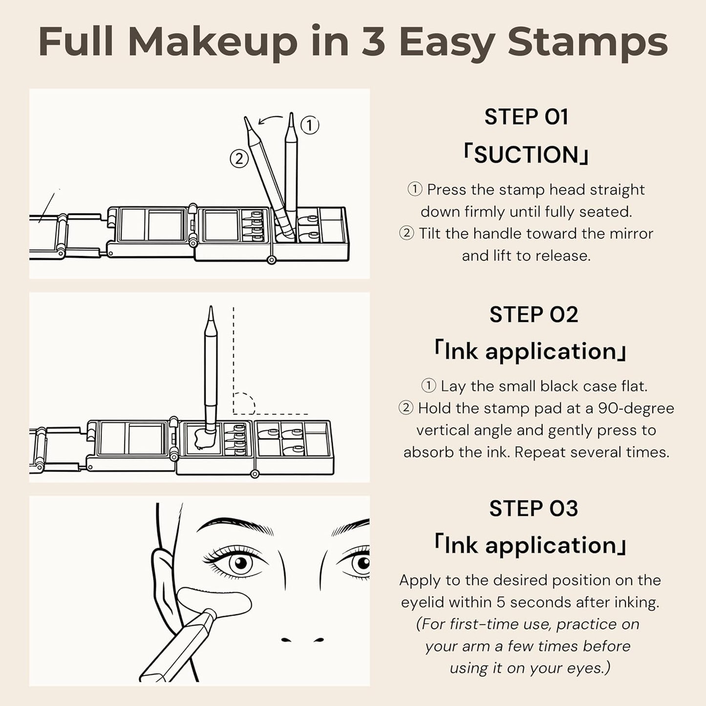 👁️✨ VALORS™ 3-IN-1 EYELINER &amp; LASH STAMP KIT
