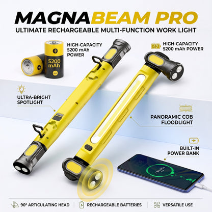Multifunctional magnetic work light