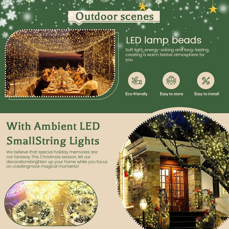 🎁LED Copper Wire Firecracker Light String