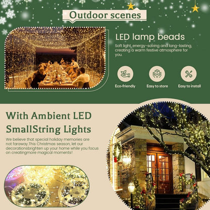 🎁LED Copper Wire Firecracker Light String