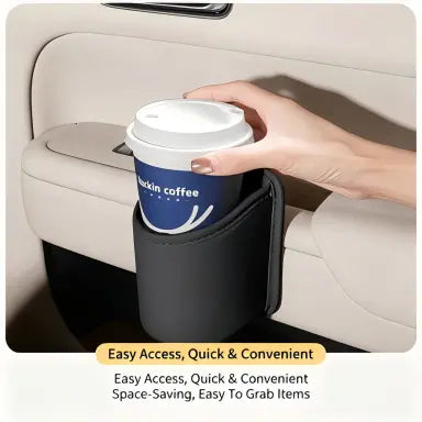 🚗Clip‑On Car Cup Holder, Multi‑Purpose Car Door Storage Organizer, Extra Large Capacity💢