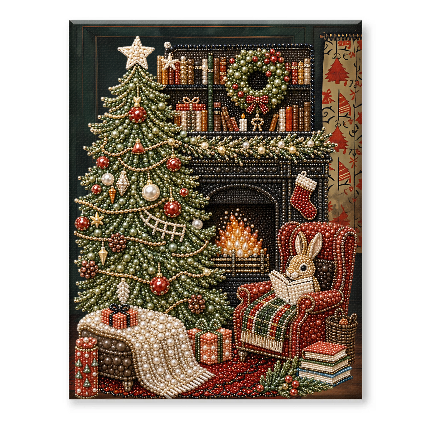 Festive Christmas Pearl Art DIY Kit