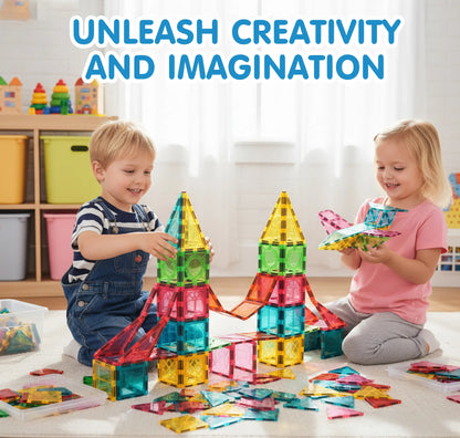 🧩BACK-TO-SCHOOL SALE: MAGNETIC BUILDING SET — STEM LEARNING MADE FUN!🧩