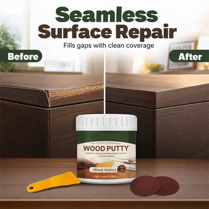 🚪Wood Repair Filler Putty – Fills Cracks & Chips, Smooths Surfaces