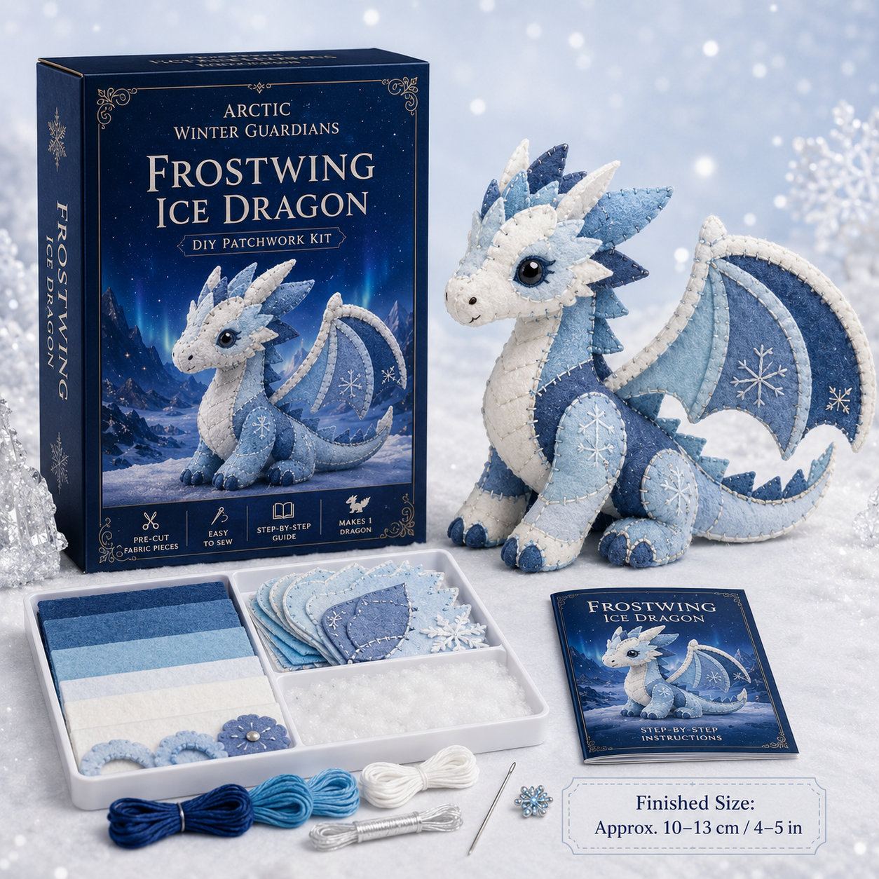 Arctic Winter Guardians DIY Patchwork Kit –🔥Easy, Relaxing & Satisfying to Make
