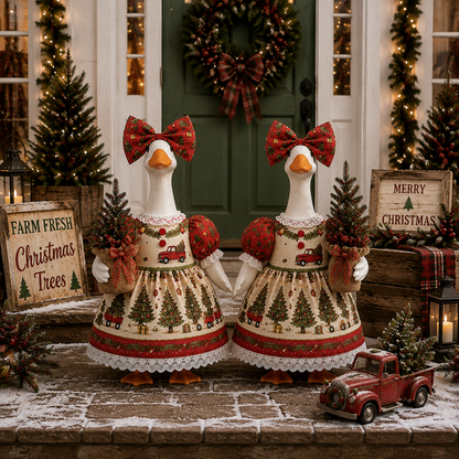 2026 New Christmas Collection 🎄 23 Inch Lawn Goose Outfit | Christmas Tree Farm Holiday Porch Decor