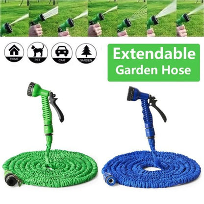 🏡Flexible Garden Water Hose w Spray Nozzle, Expanding Expandable Hose for Easy Outdoor Watering