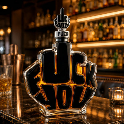 🍾Novelty Middle Finger Whiskey Decanter Set
