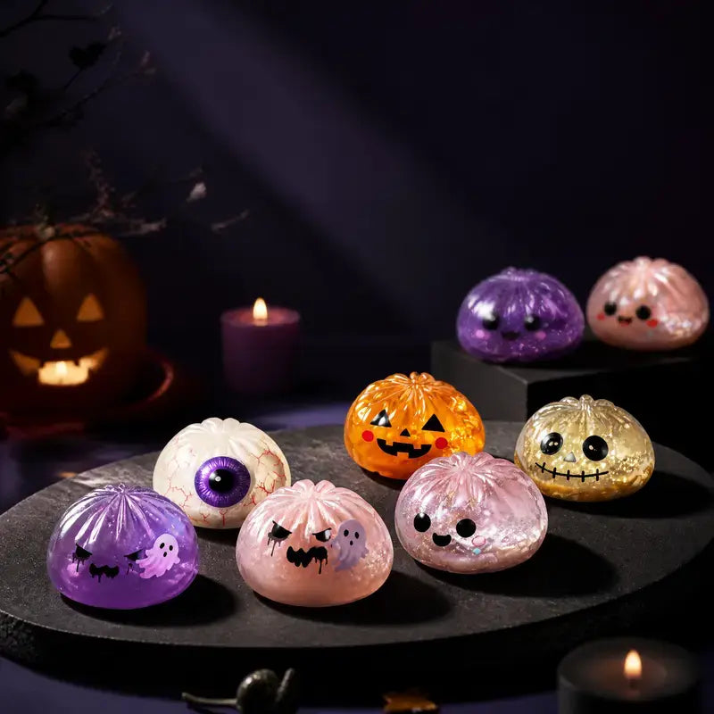 👻HALLOWEEN SALE: SCARY GHOST MARUKO SQUEEZE TOY SET — FUN &amp; SPOOKY STRESS RELIEF!🎃