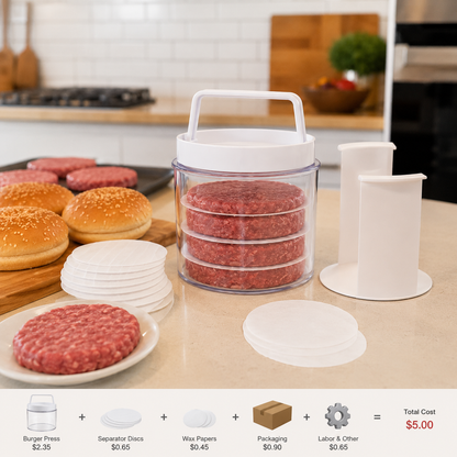 🍔 Perfect Patty Burger Press | Homemade Burgers Made Easy