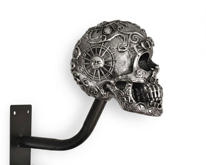 Skull Helmet Wall Mount – Heavy-Duty Biker Helmet & Gear Holder