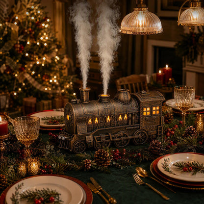 🔥Hot Sale 🚂 Christmas Train Diffuser with Vintage Steam Design