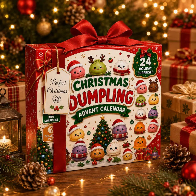 Christmas Advent Calendar 2026 – 24-Day Glitter Dumpling Squishy Surprise