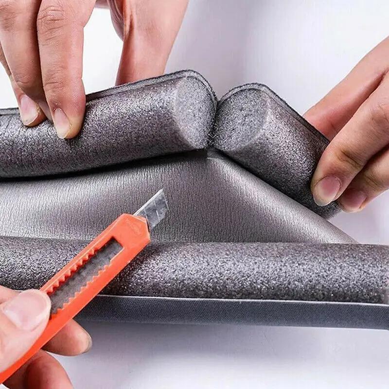 Door Bottom Sealing Strip, 1 Count Door Draft Stopper, Under Door Draft Noise Blocker, Home Essentials