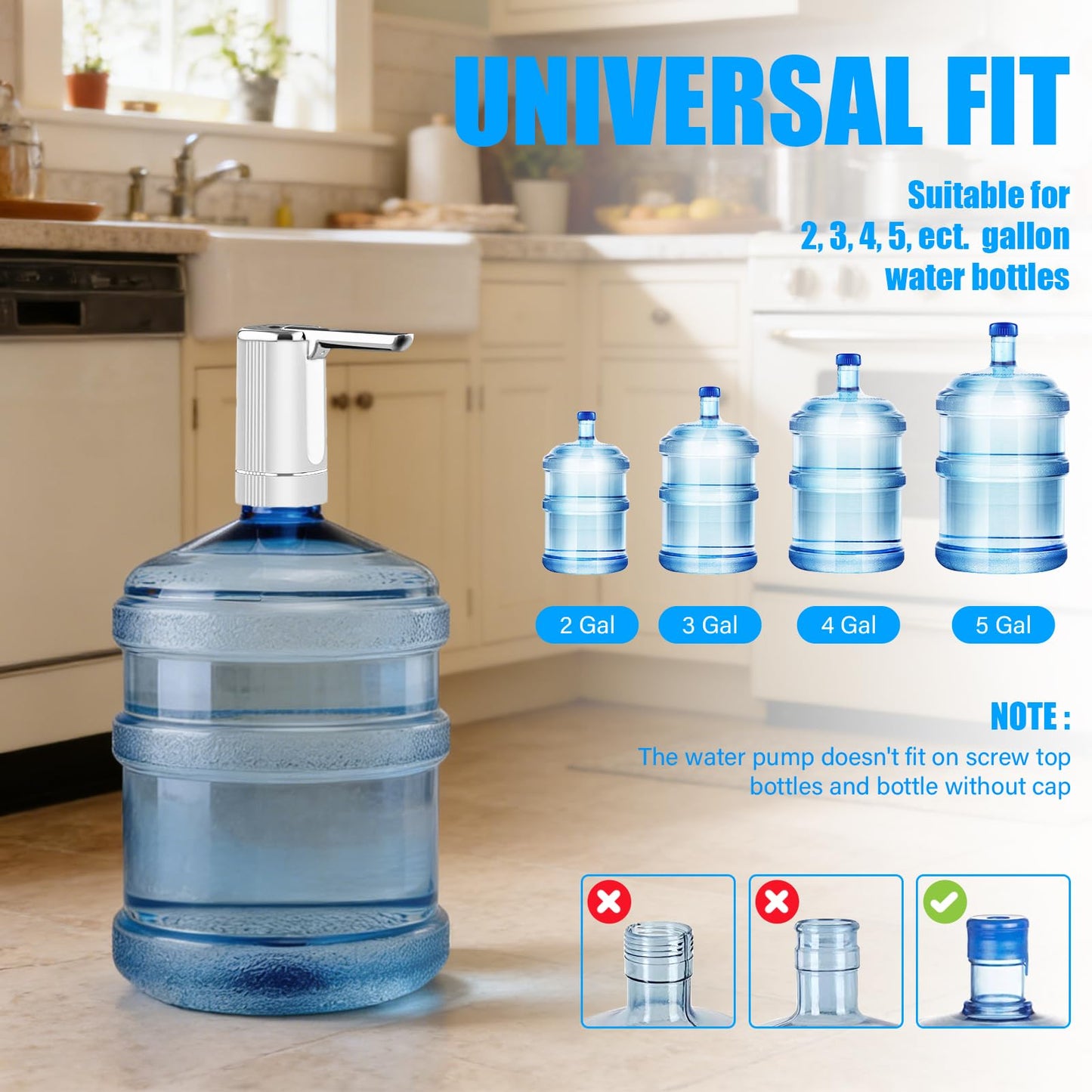 💧HOLIDAY HYDRATION DEAL: CORDLESS WATER BOTTLE PUMP — ELEVATE YOUR DRINKING EXPERIENCE!&nbsp;💧