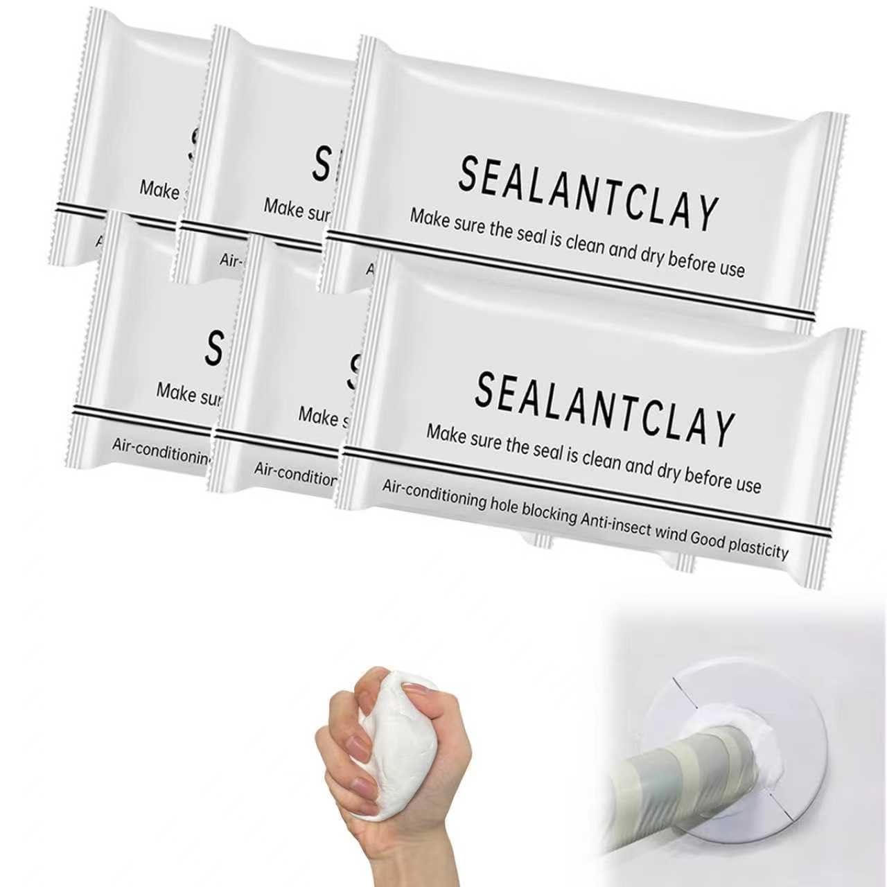 🏠 Fix Small Problems Fast with Moldable Sealant Clay!