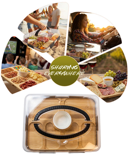 🧀Charcuterie Board with Lid
