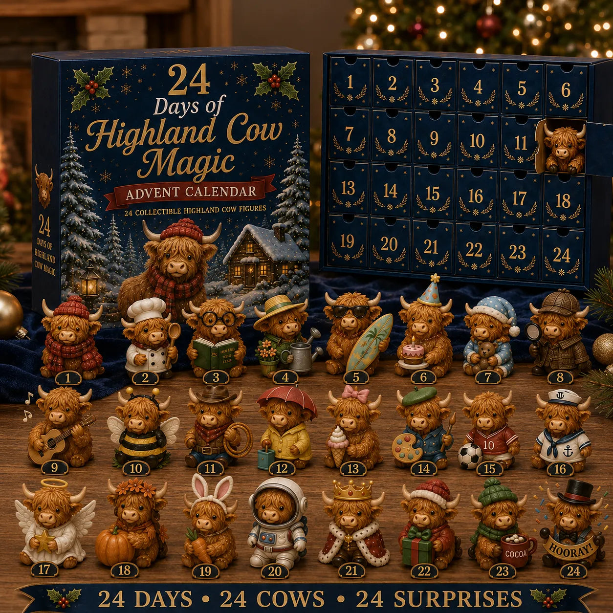 🐮 24 Days of Highland Cow Advent Calendar