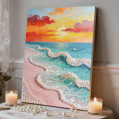 ⚡️Buy 2 Free Shipping🏰✨DIY Beaded Art Kit - Castle Pearl Painting