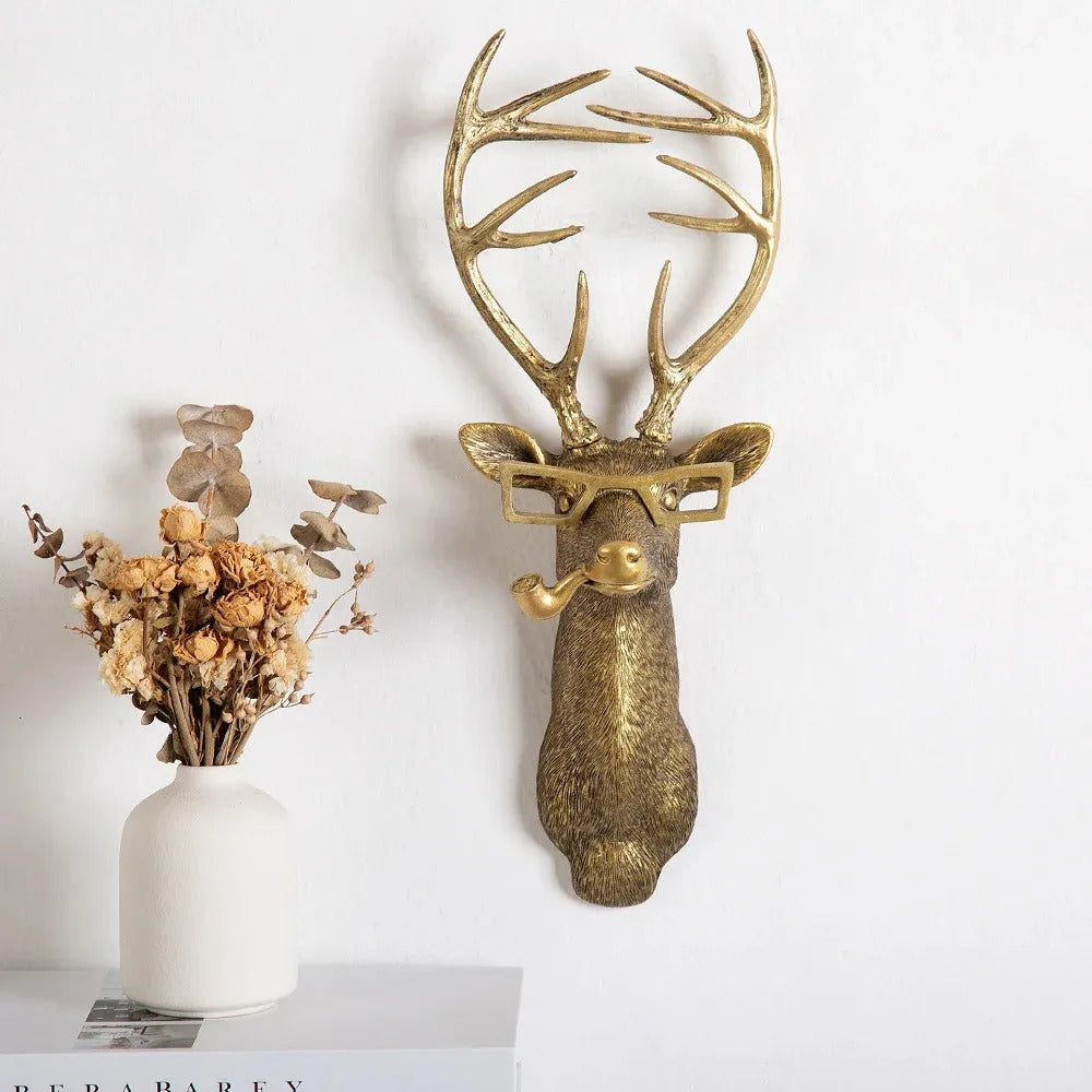 🔥Christmas Sale🎁Eric + Eloise Animal Wall-Mounted Decor Collection ：A Captivating Animal Wall Decor Collection 🦌🐻🦊