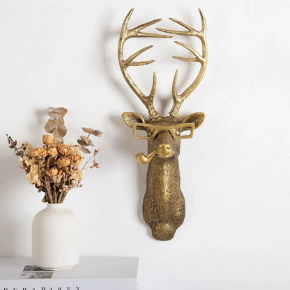 🔥Christmas Sale🎁Eric + Eloise Animal Wall-Mounted Decor Collection ：A Captivating Animal Wall Decor Collection 🦌🐻🦊