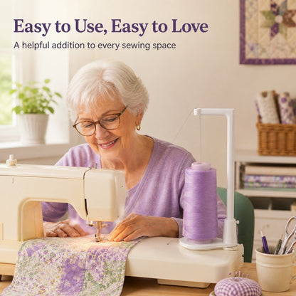 🧵Large Capacity Thread Spool Stand🧵(Compatible With Most Sewing Machines In US Markets)