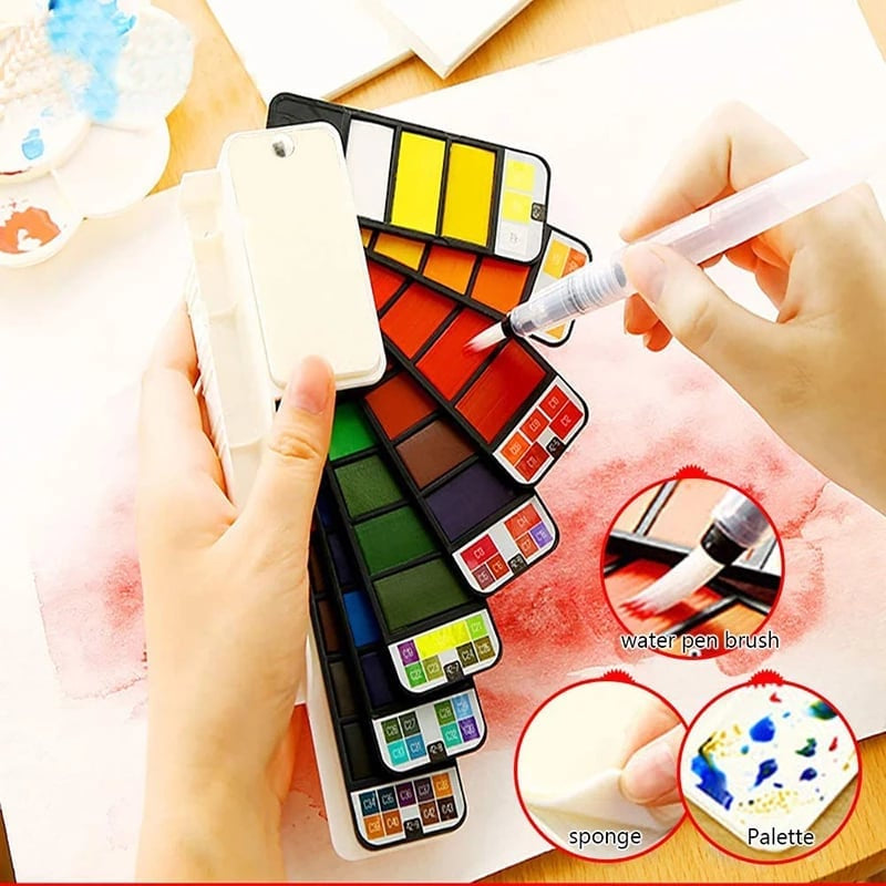🎨Creativo™ | Watercolor Set Practical Watercolor Travel Set
