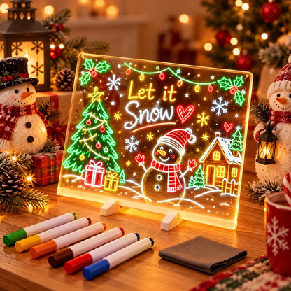 ✨ Reusable LED Message Board – Write, Glow, Wipe & Create Again