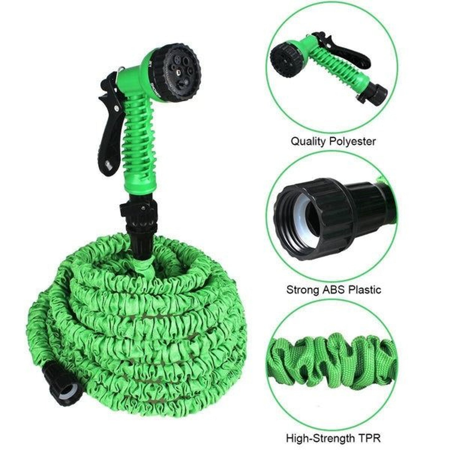 🏡Flexible Garden Water Hose w Spray Nozzle, Expanding Expandable Hose for Easy Outdoor Watering