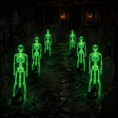 🎃 Halloween Early Bird Sale 🔥💀 Solar Skeleton Yard Stake