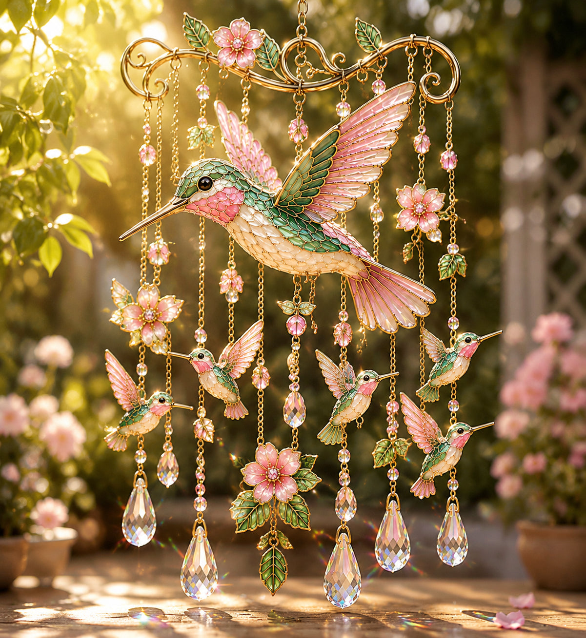 🐦🎐Graceful Hummingbird Wind Chime!🐦🎐