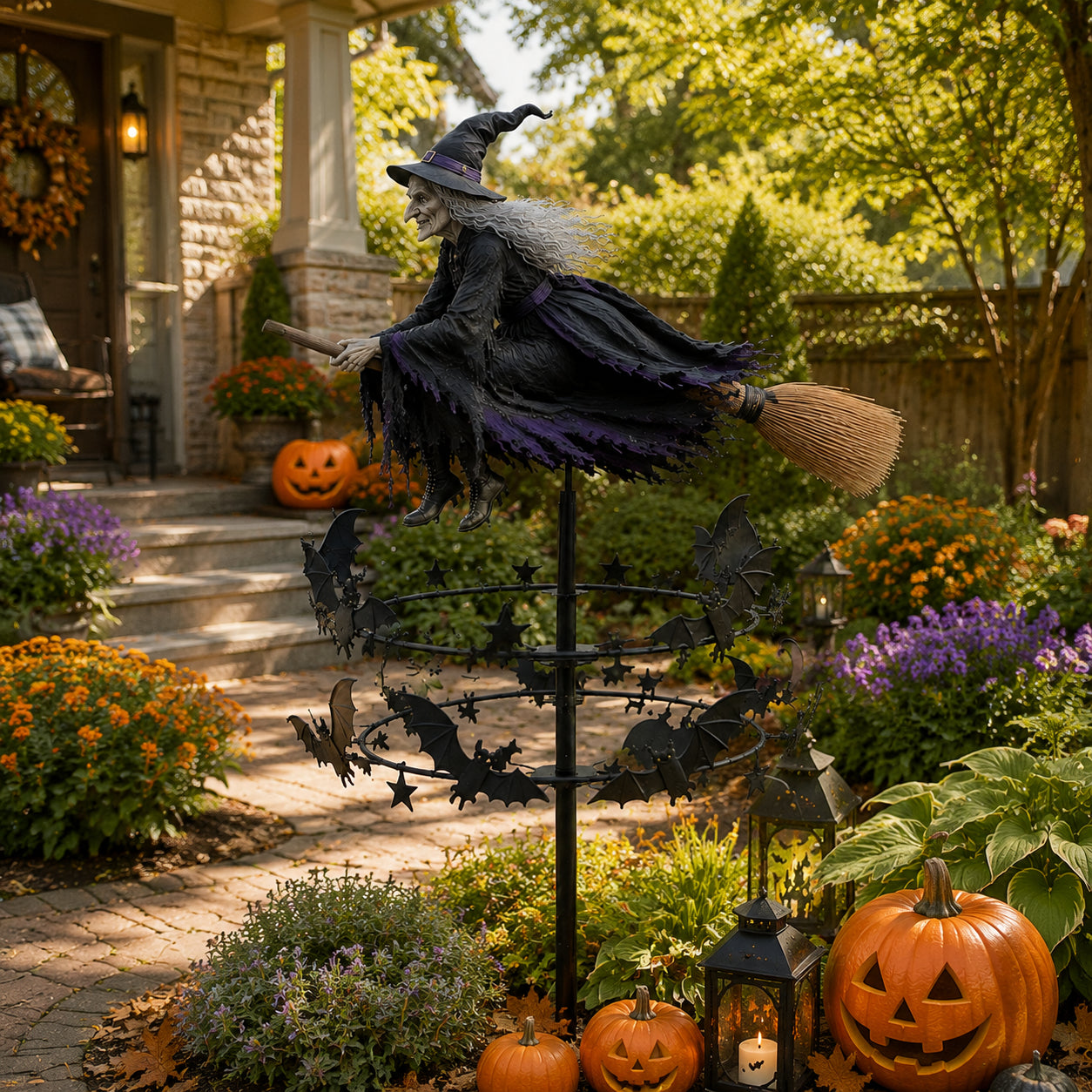 🧙‍♀️The Enchanted Witch Garden Wind Spinner