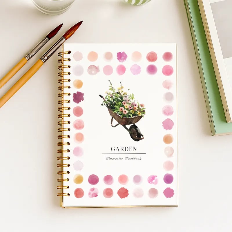 🔥Christmas Sale🎁 🖼️Beginner-Friendly💕 Watercolor Workbook