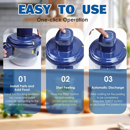 🔥LAST DAY SALE - Universal Automatic Peeler | The Smart Kitchen Gadget That Peels Fruits & More In Seconds