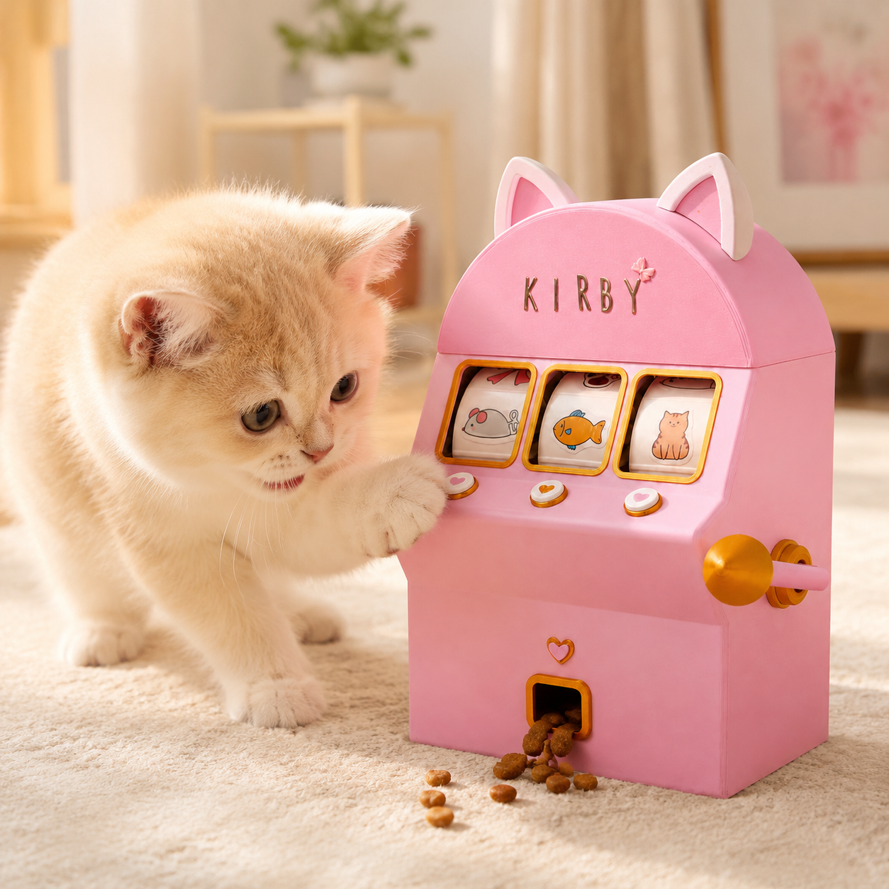 Cat Vending Machine™ – Interactive Treat Dispenser Puzzle Toy for Cats