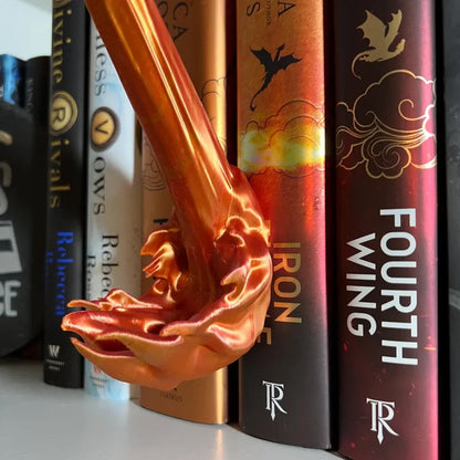 Dragon Flame Bookshelf – Decorative Bookend