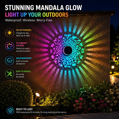 🌙 2026 New Solar Mandala Lights