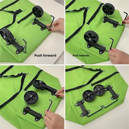 Foldable Shopping Trolley Bag – 20L Large Capacity & Lightweight Hand Truck
