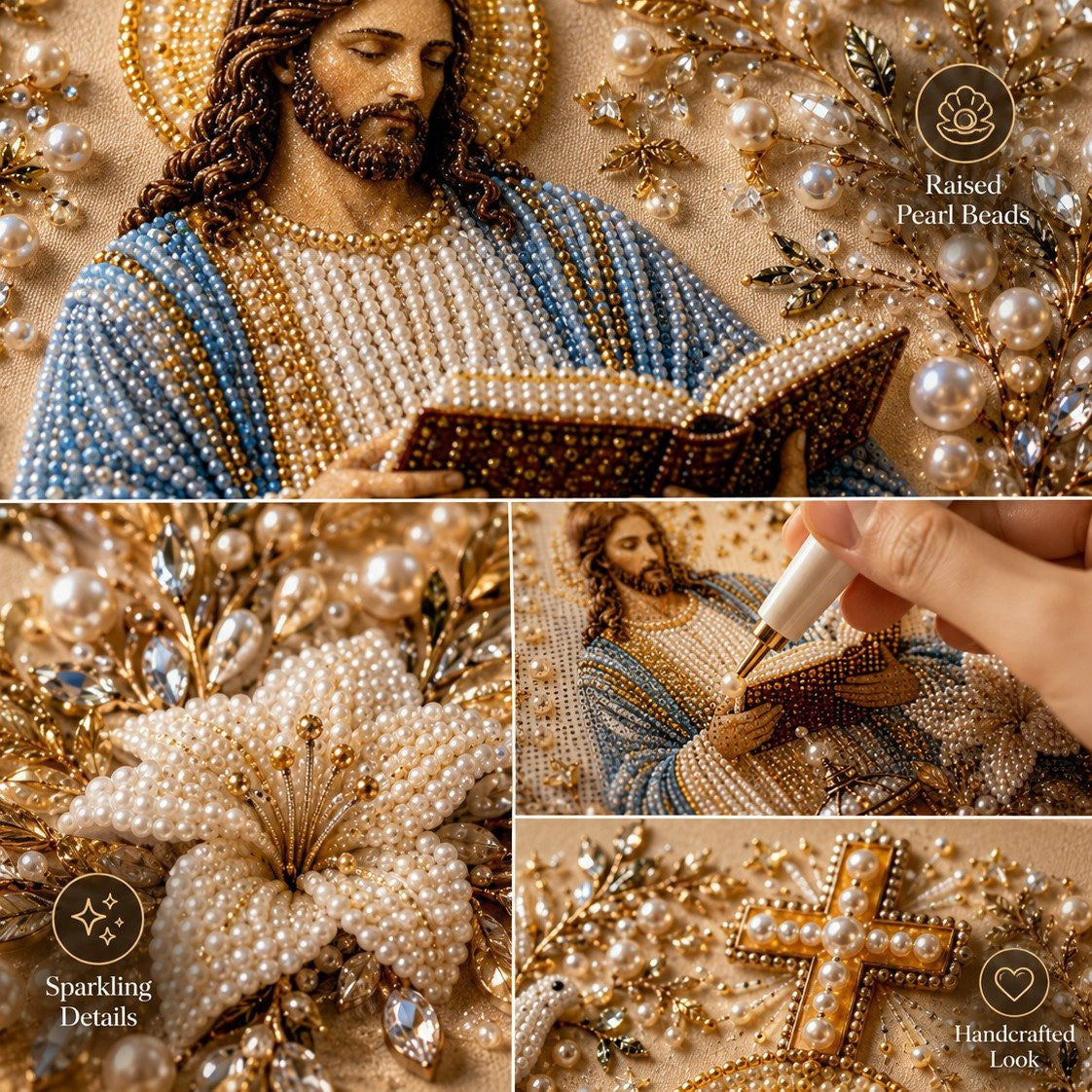 🙏Christian DIY Pearl Diamond Painting Art Kit