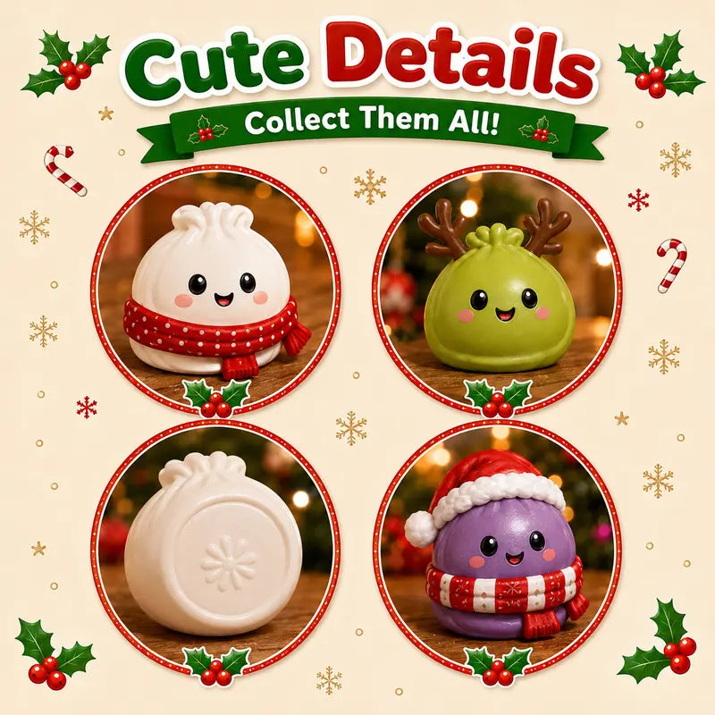 Christmas Advent Calendar 2026 – 24-Day Glitter Dumpling Squishy Surprise