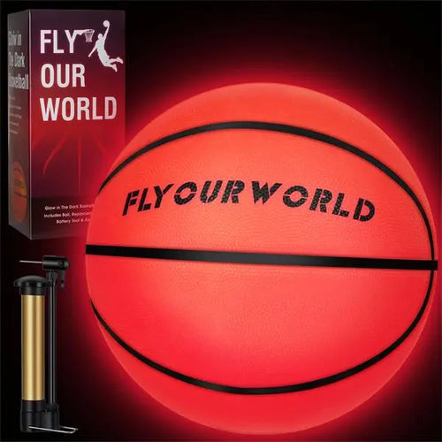 🏀💡 LIGHT UP LED BASKETBALL – GLOW IN THE DARK SIZE 7